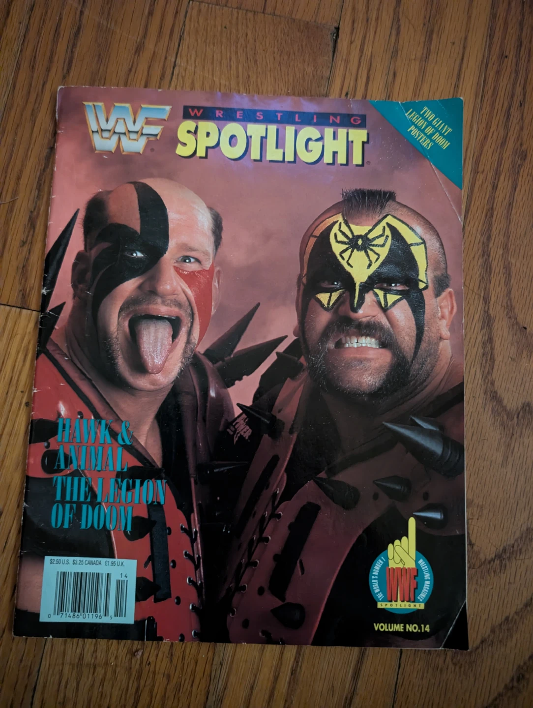 Vintage WWF Wrestling Spotlight Magazine Vol 14