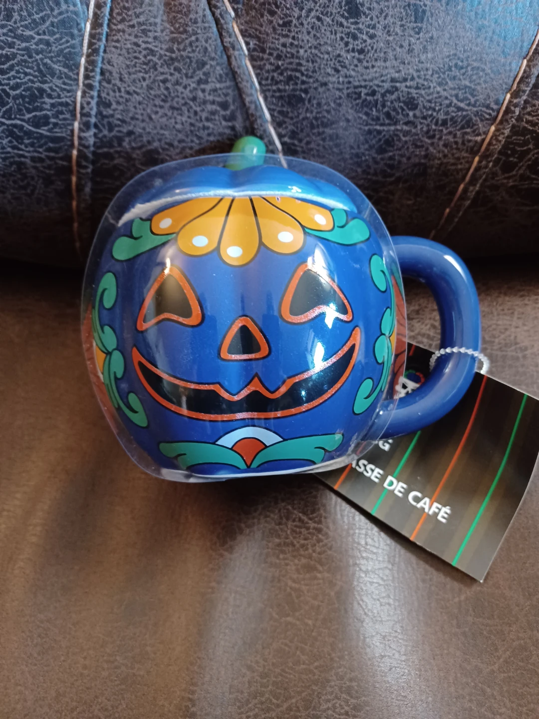 Blue Pumpkin tea/Coffee Mug