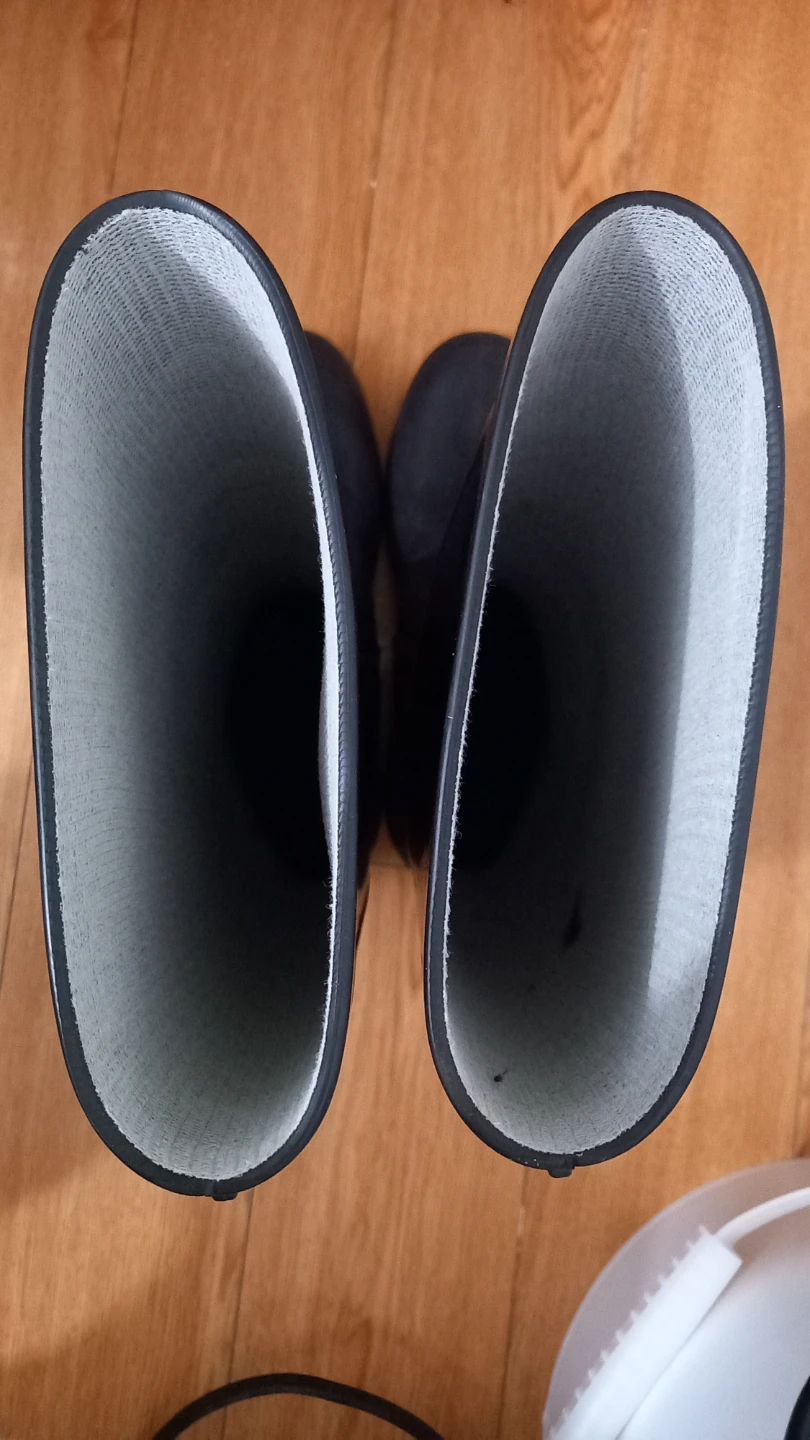 Black Rubber Rain Boots - photo 2