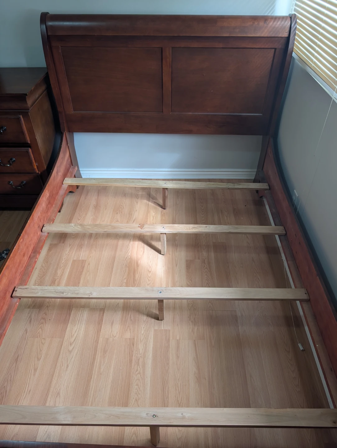 Queen Sleigh Bed Frame - photo 2