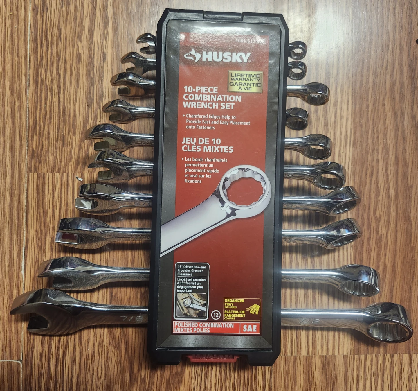 Husky 10-Piece SAE Combination Wrench Set
