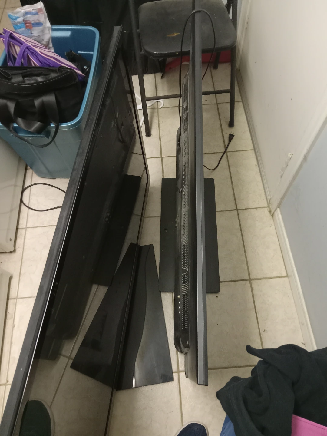 Large Black Flat Screen Television - photo 4
