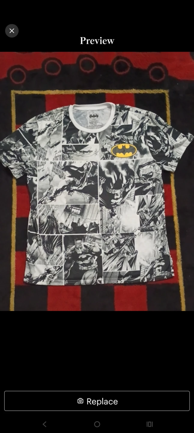 Batman comic shirt