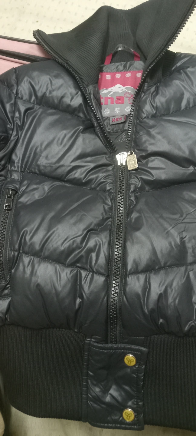 Tna Black Puffer Jacket XXS