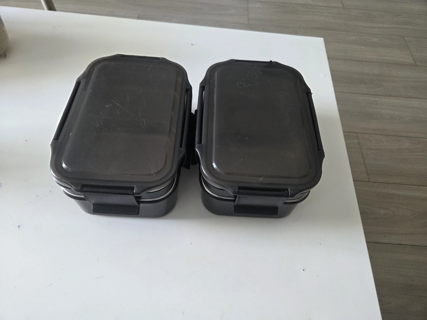 Two Stainless Steel Bento Lunch Boxes - photo 4
