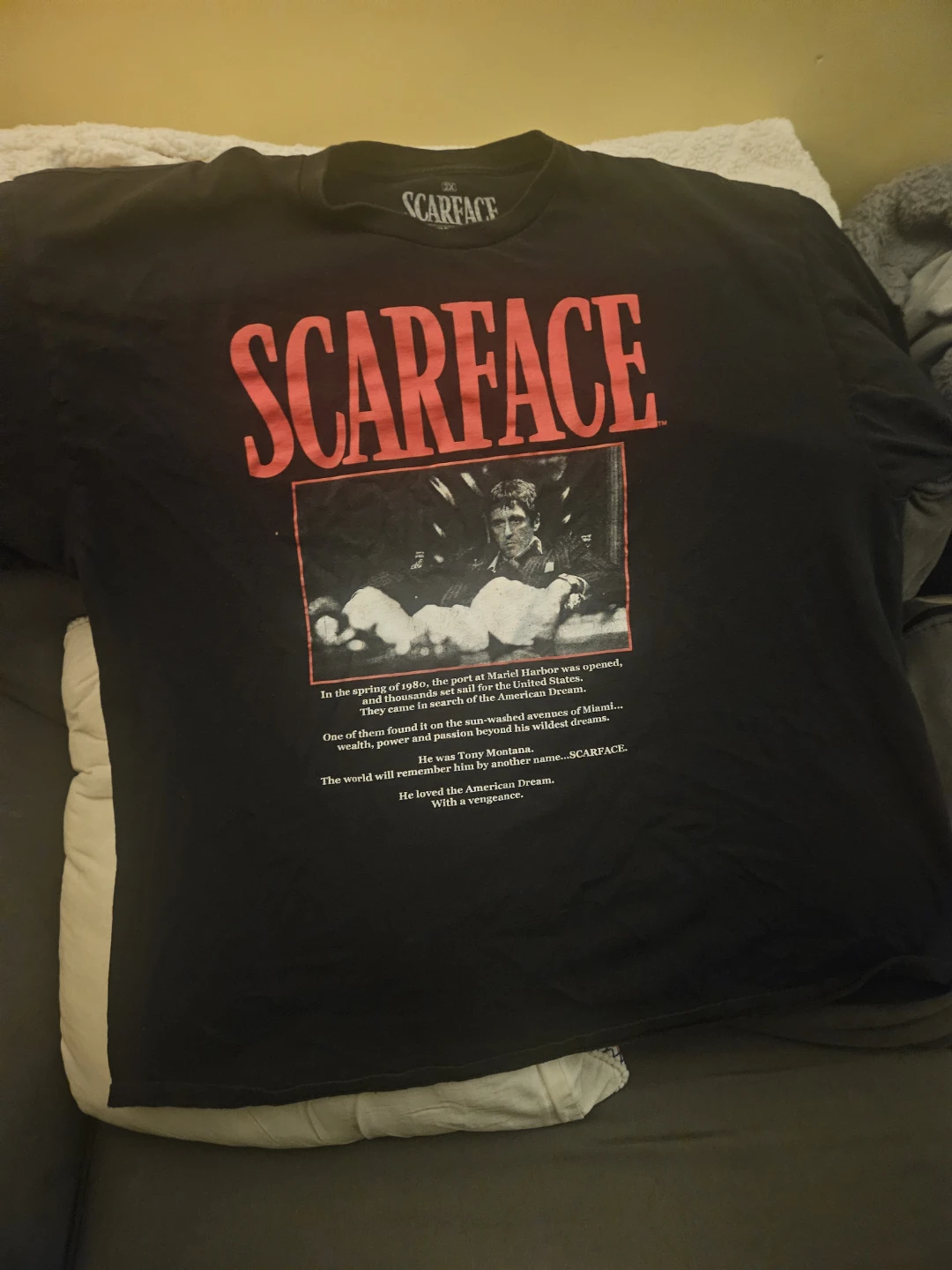 Scarface Tony Montana T-Shirt 2X