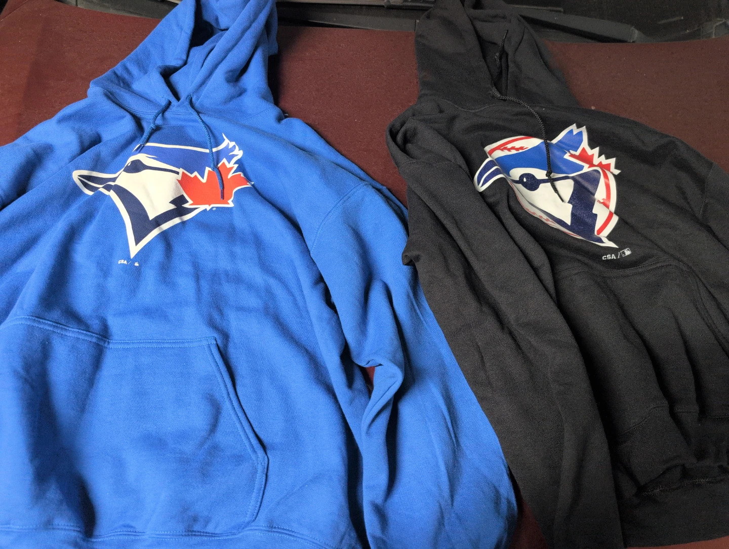 Two Toronto Blue Jays Hoodies