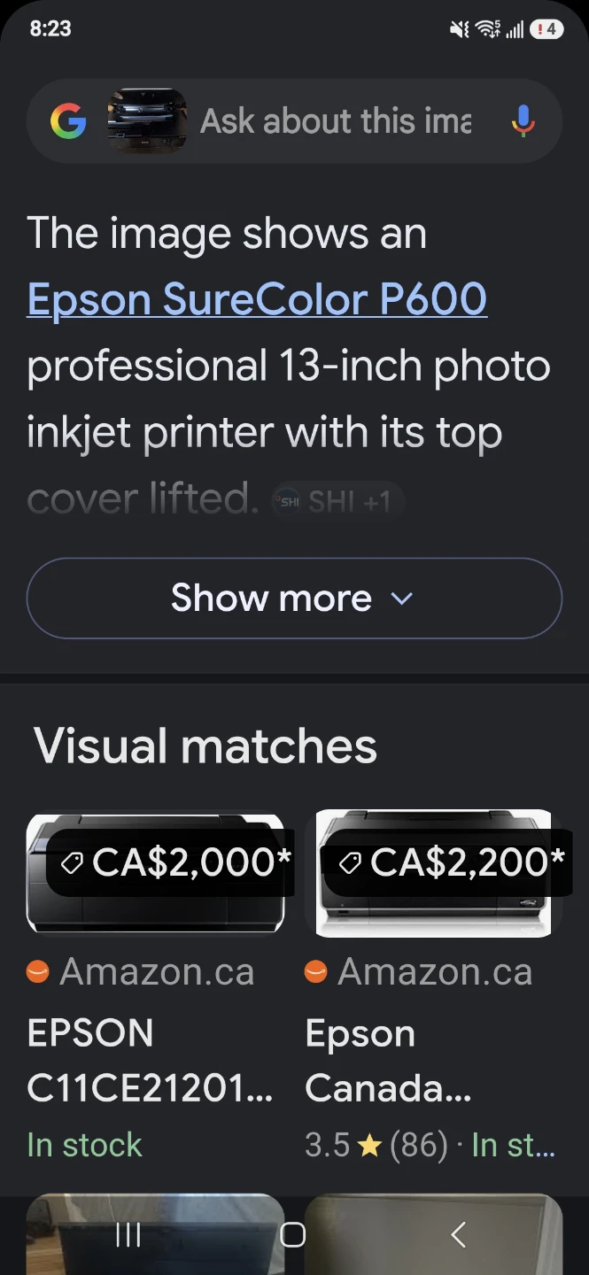 Epson Stylus Photo R3000 Inkjet Printer - photo 3