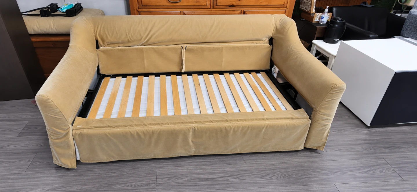 Beige Sofa Bed - photo 3