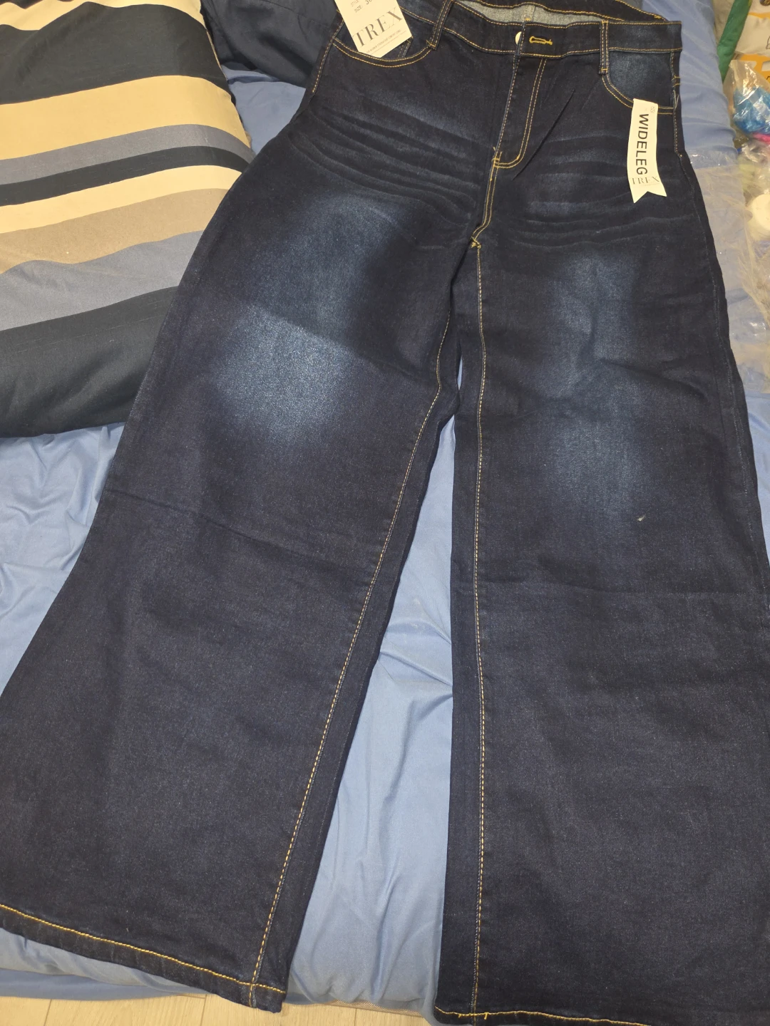 Trex Wide Leg Denim Jeans Size 36 - photo 4
