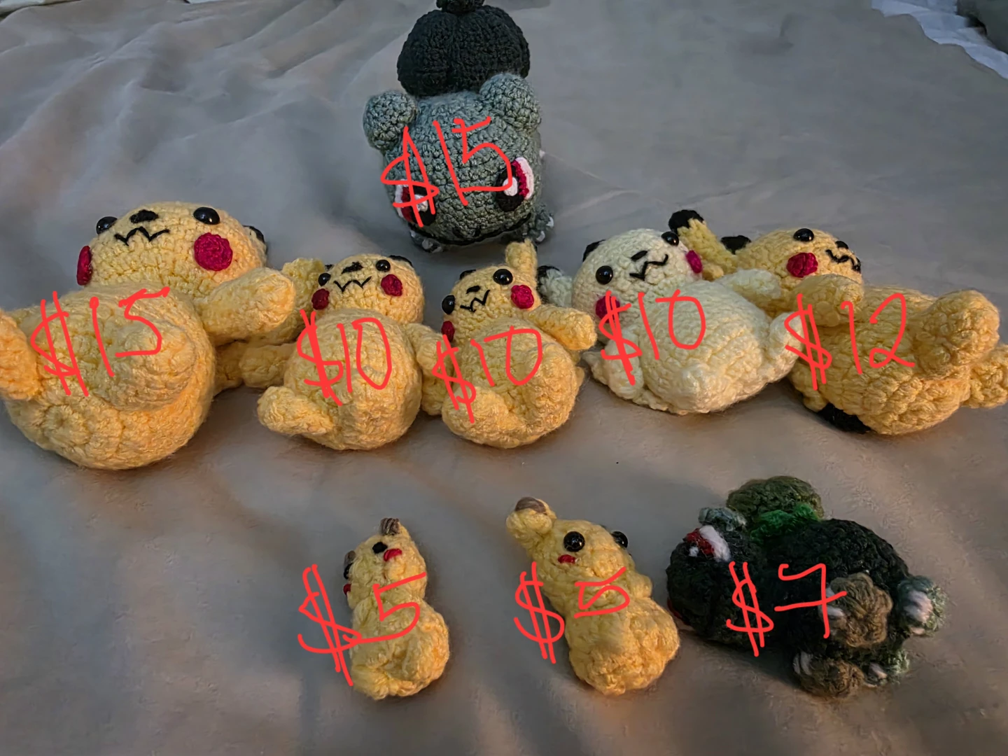 Handmade Crochet Pokemon Plushies