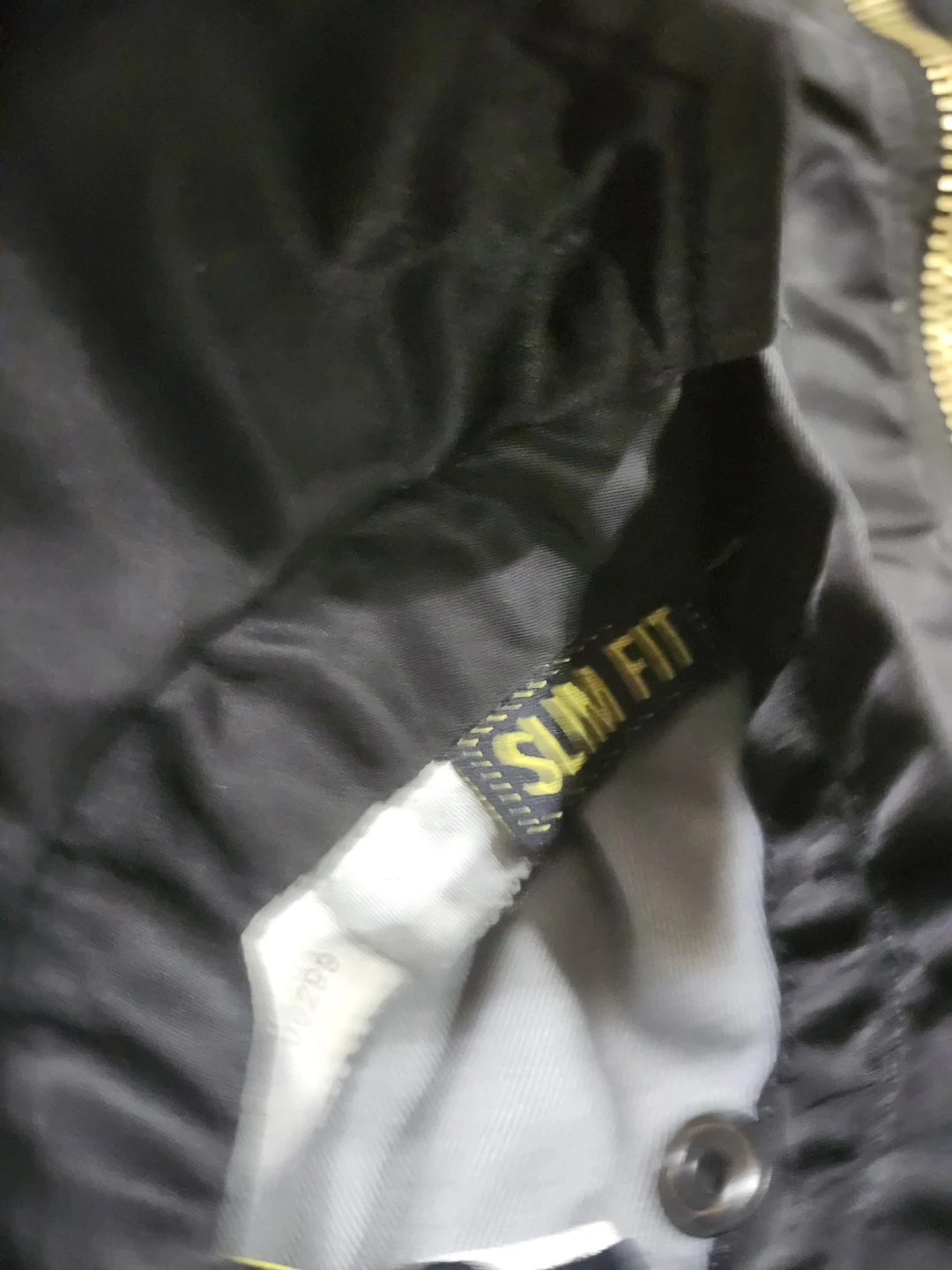 Alpha Industries Slim Fit Bomber Jacket Black - photo 4