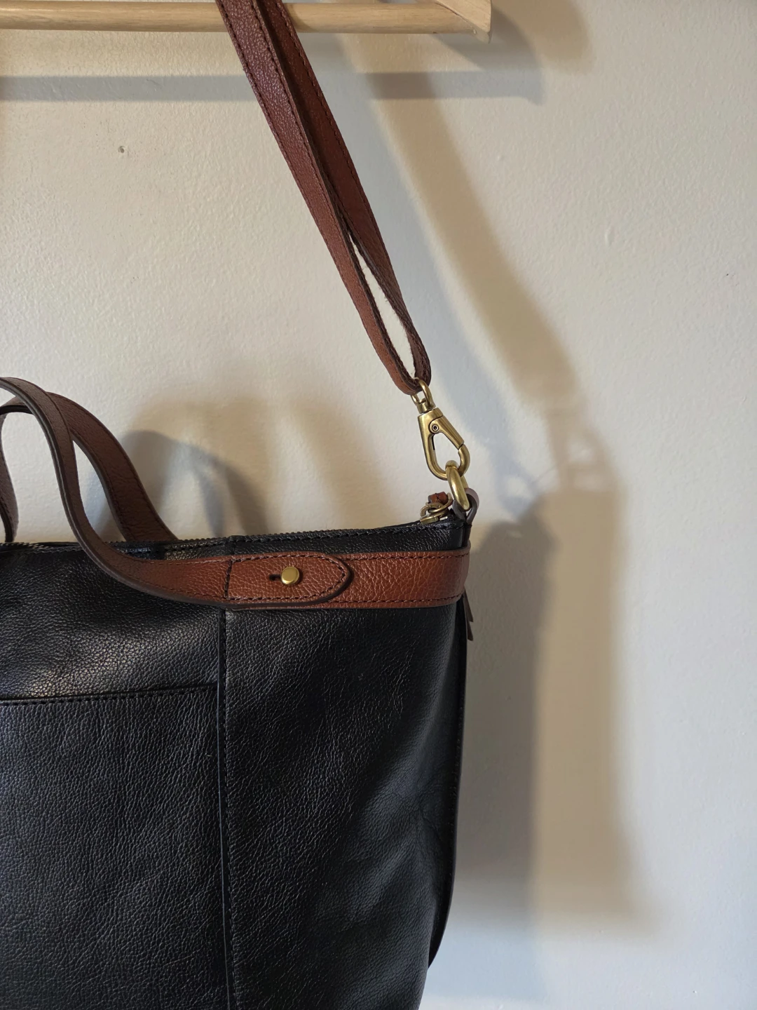 Fossil Leather Tote Handbag - photo 4