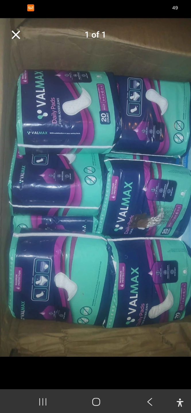 Looking to trade 15 packs of panty liner