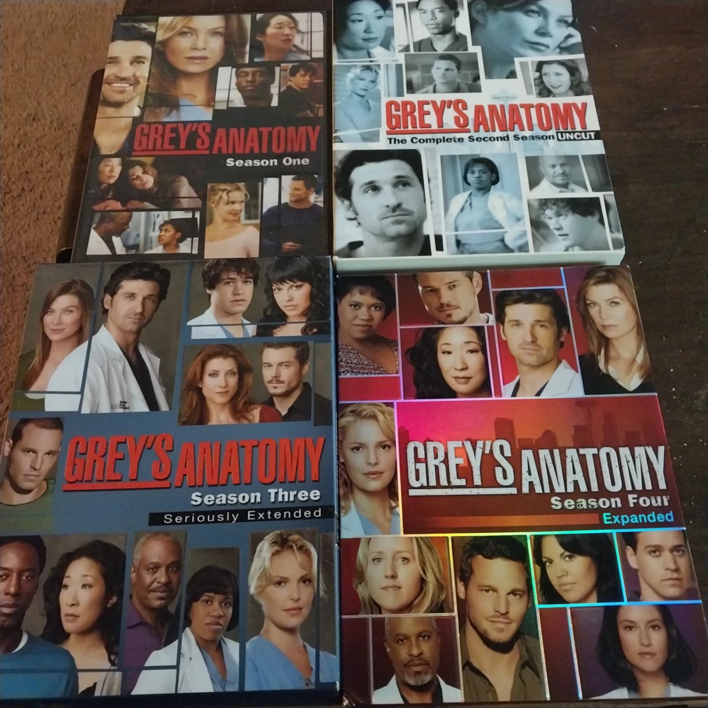 Grey's Anatomy Seasons 1-4 DVD Set