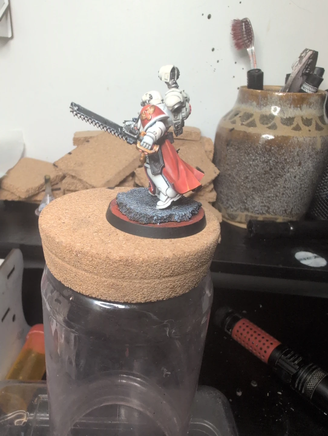 Warhammer 40K Blood Angels Sanguinary Priest Swappable Helmet - photo 2