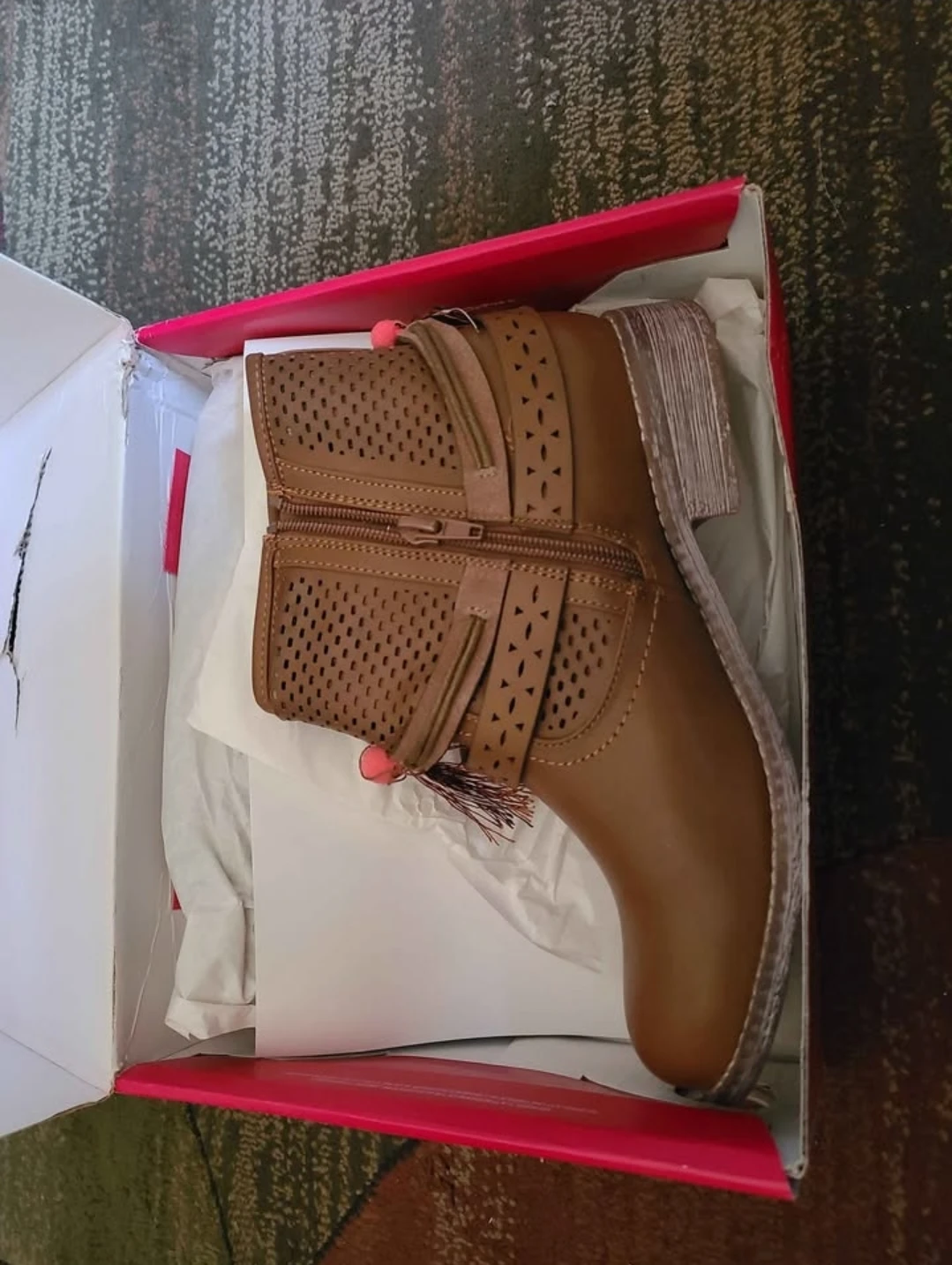 No Angel NACHTMAN Brown Ankle Boots size 6 - photo 2
