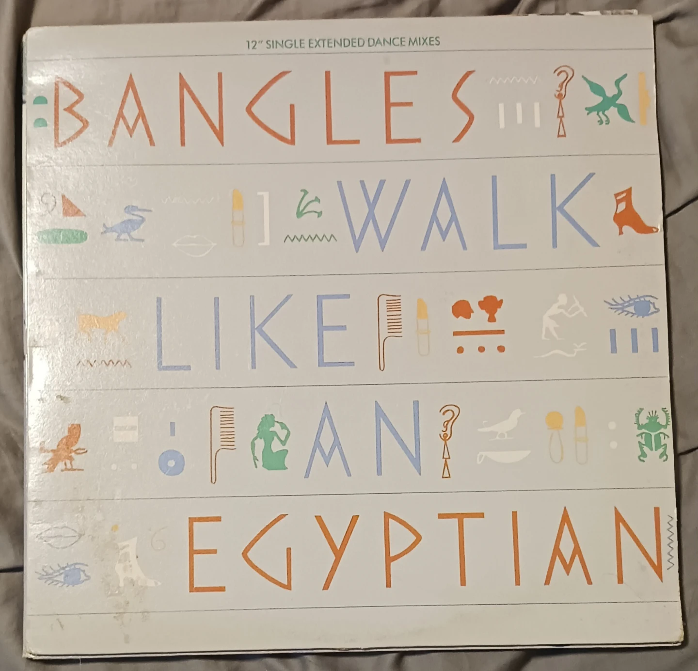 Bangles Walk Like An Egyptian 12-inch Vinyl Single