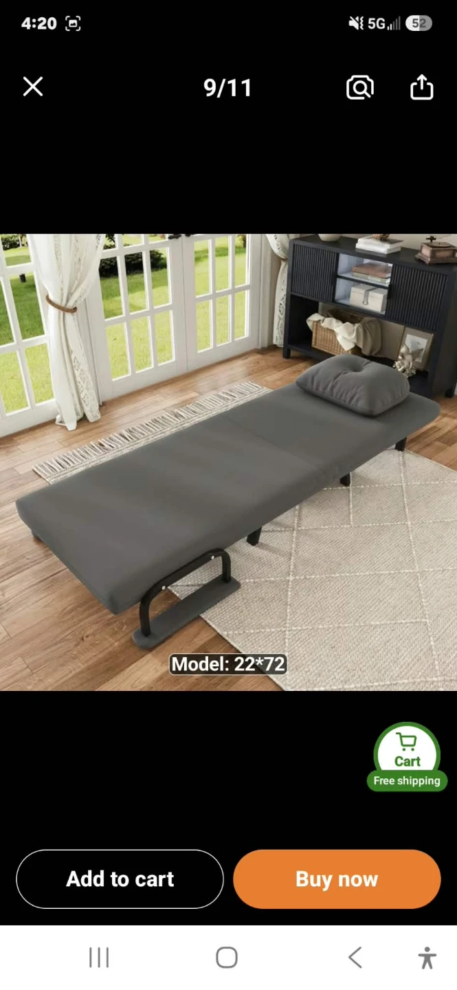 Convertible Sofa Chair and Bed - photo 5