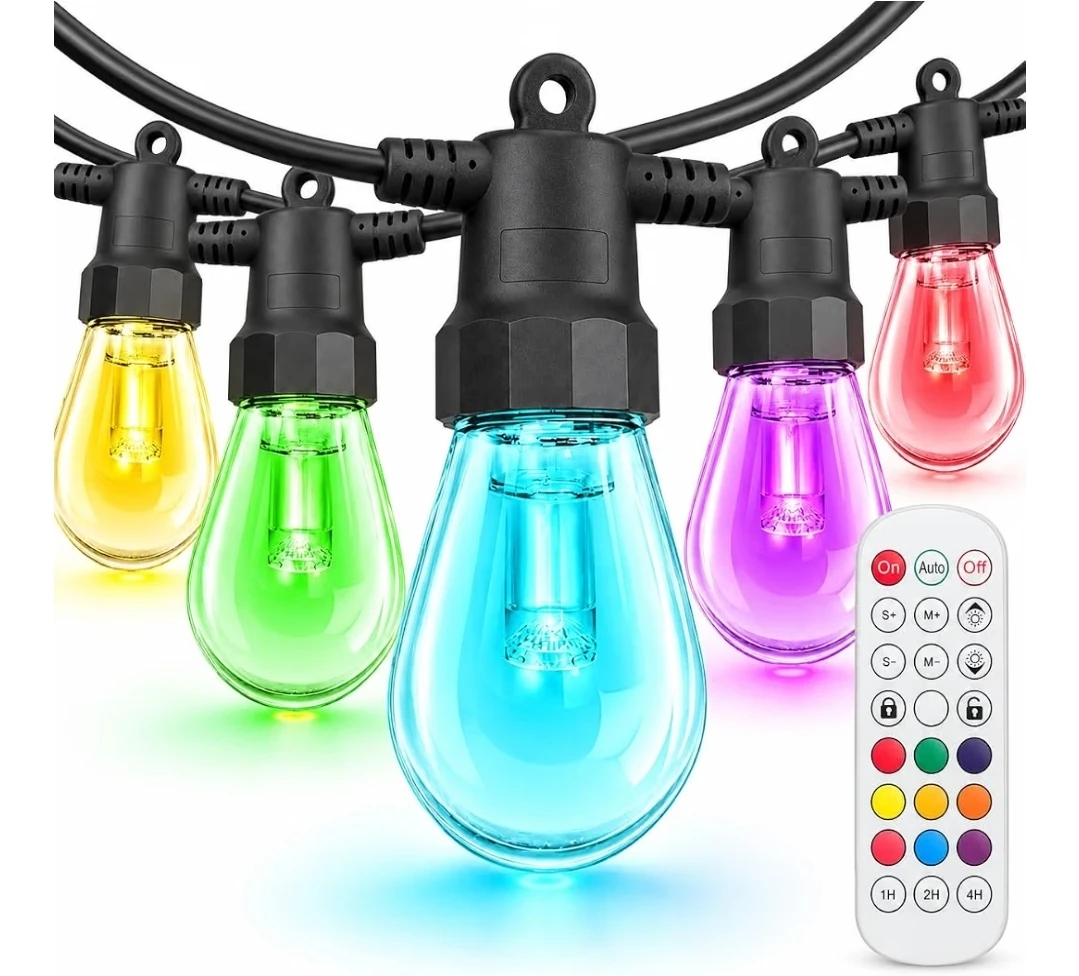 Smart Outdoor 50ft LED String Lights