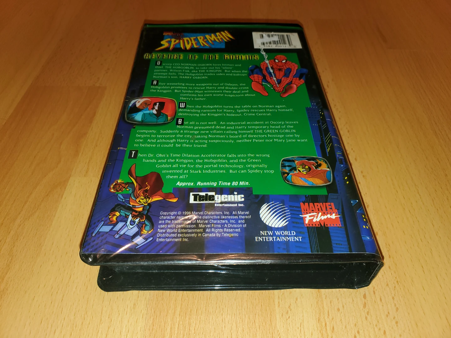 1996 Spider-Man Revenge of the Goblins VHS - photo 4