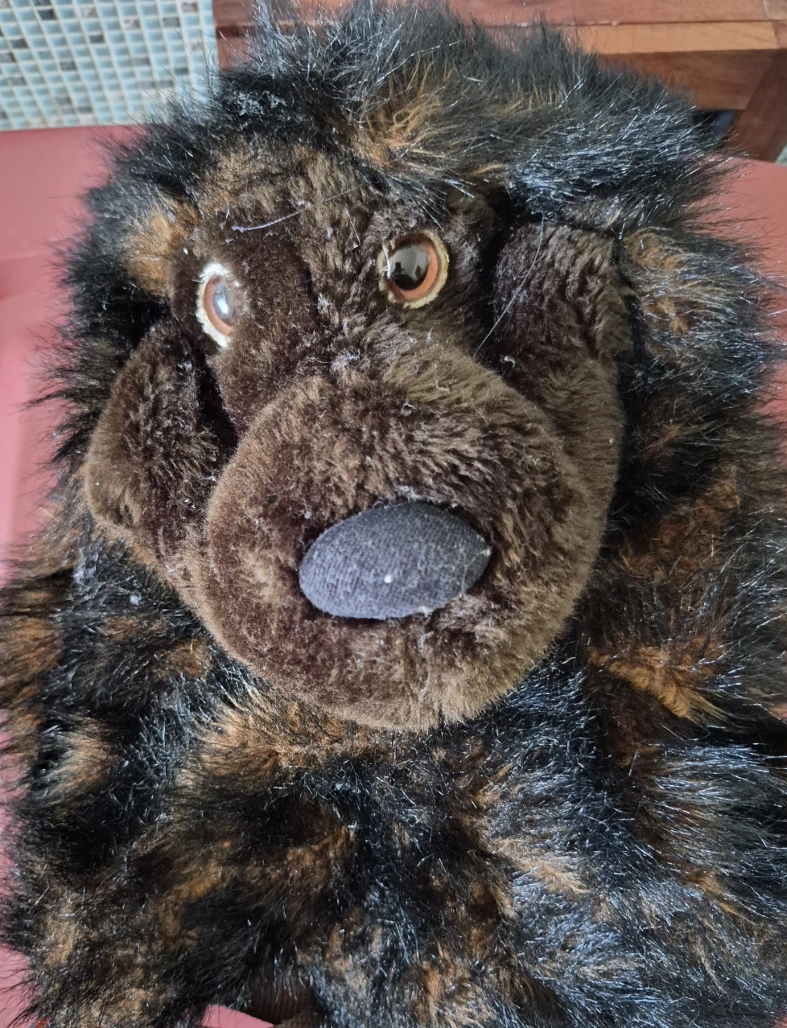 Plush Faux Fur Animal Design Backpack