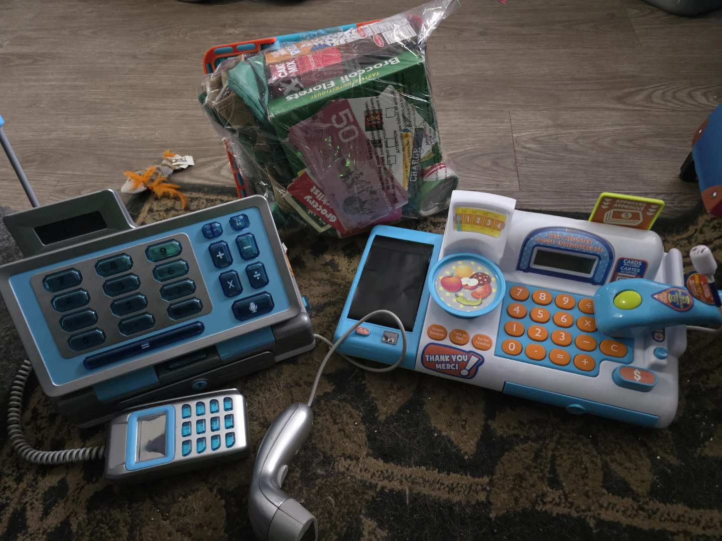 Kids Play Cash Register and Grocery Set