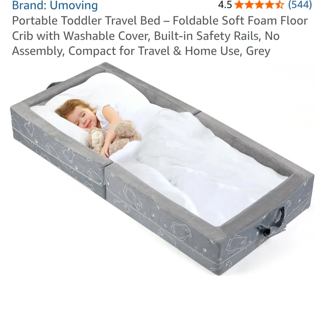 U-Moving Portable Toddler Bed