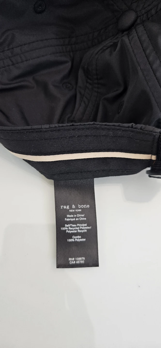 rag & bone New York black baseball cap - photo 4