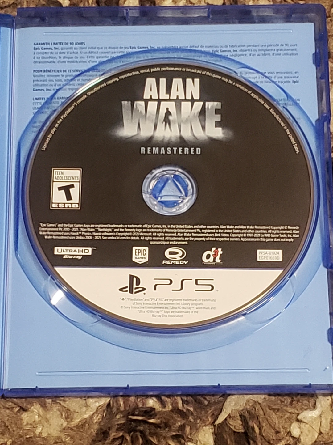 Ps5 Alan Wake Remastered REMEDY GAMES - photo 2