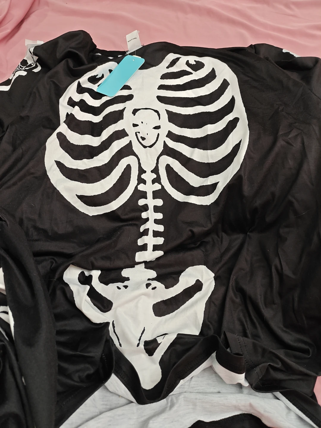 Skeleton Print Loungewear Set or costume