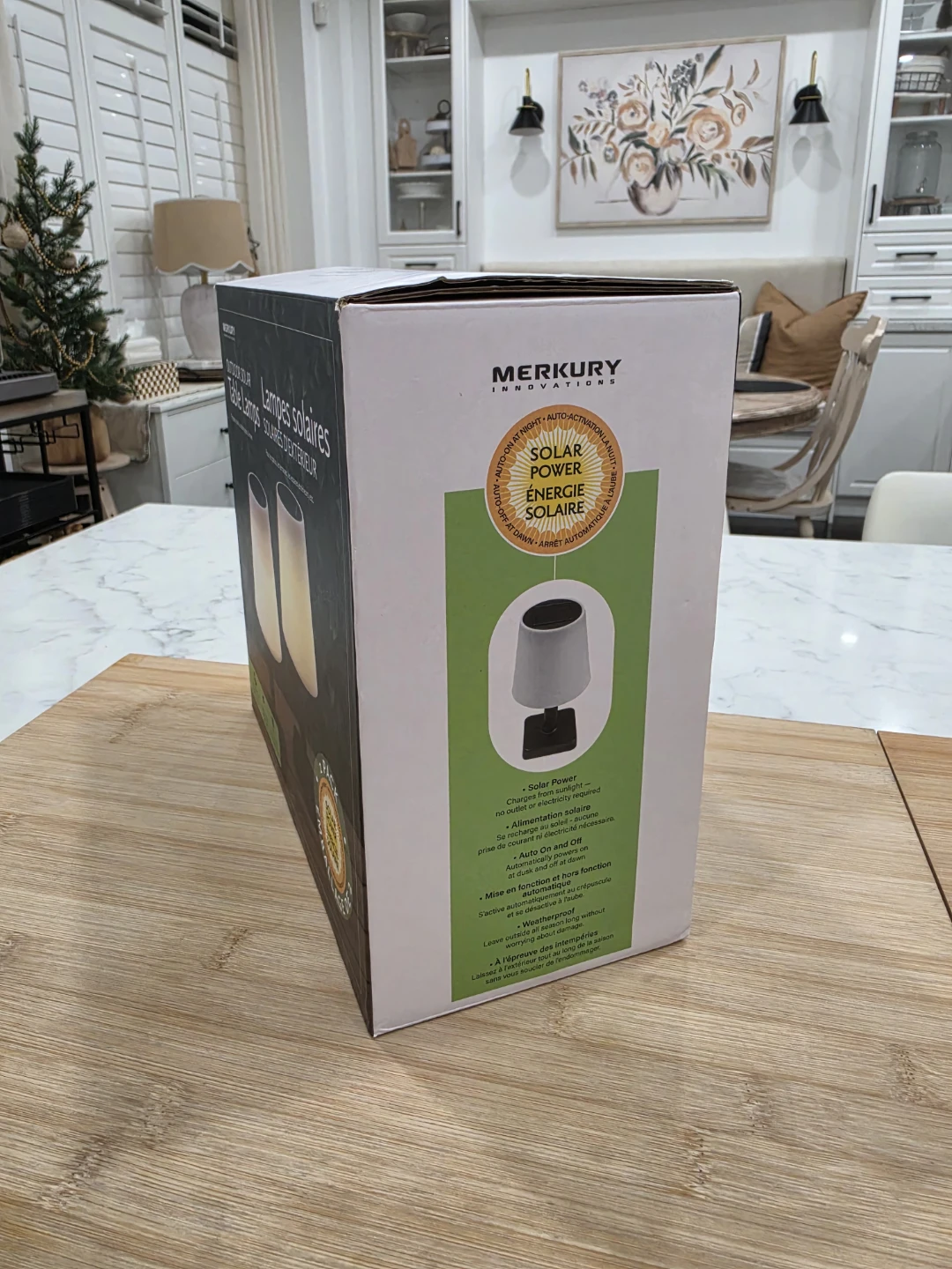 Merkury Innovations Outdoor Solar Table Lamps - 2 Pack - photo 2