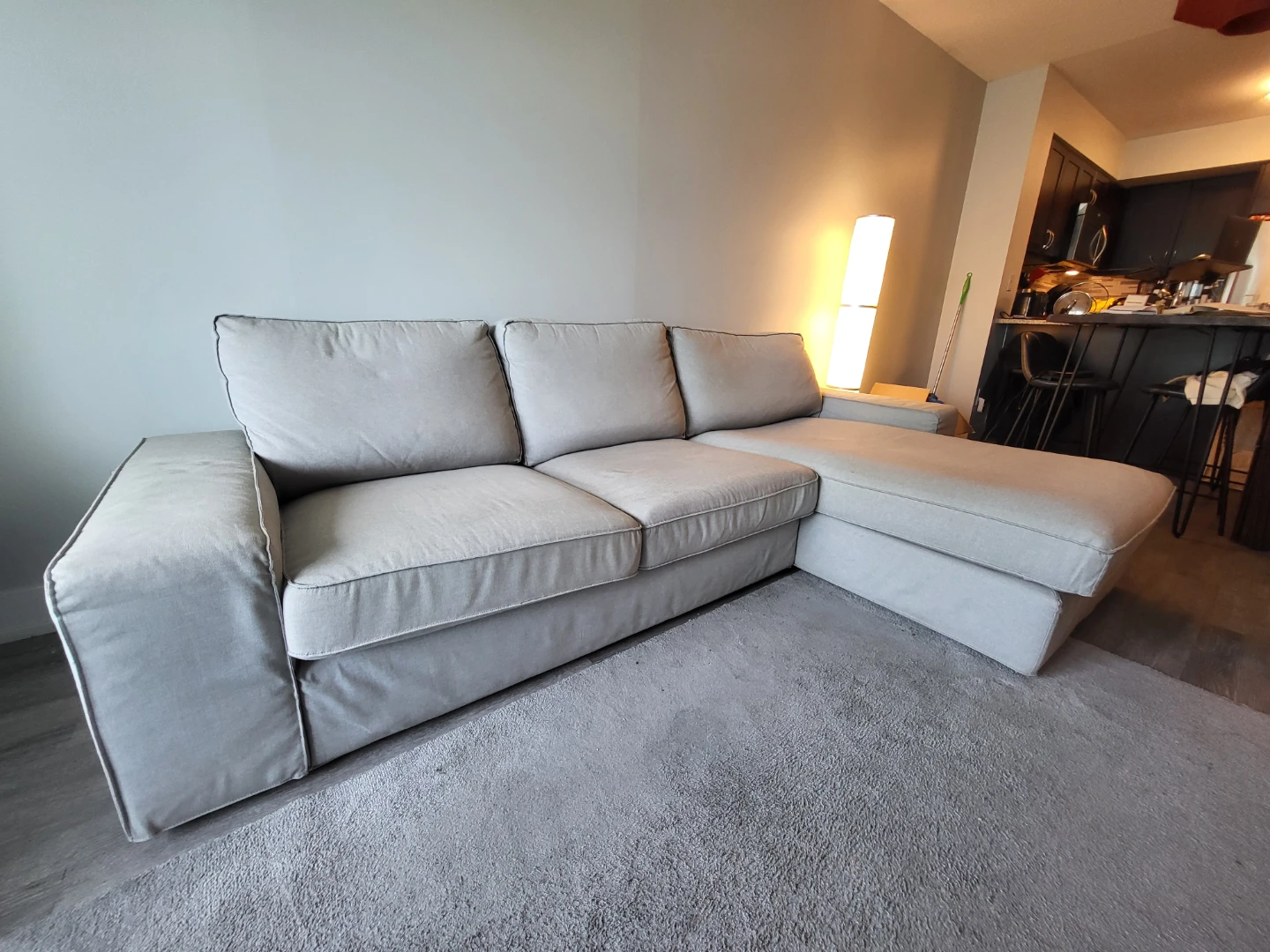 PICKUP TODAY - IKEA KIVIK Sectional Couch with Chaise - photo 2
