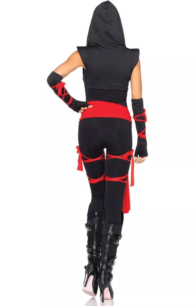 NEW Black and Red Ninja Costume XS-S - photo 2