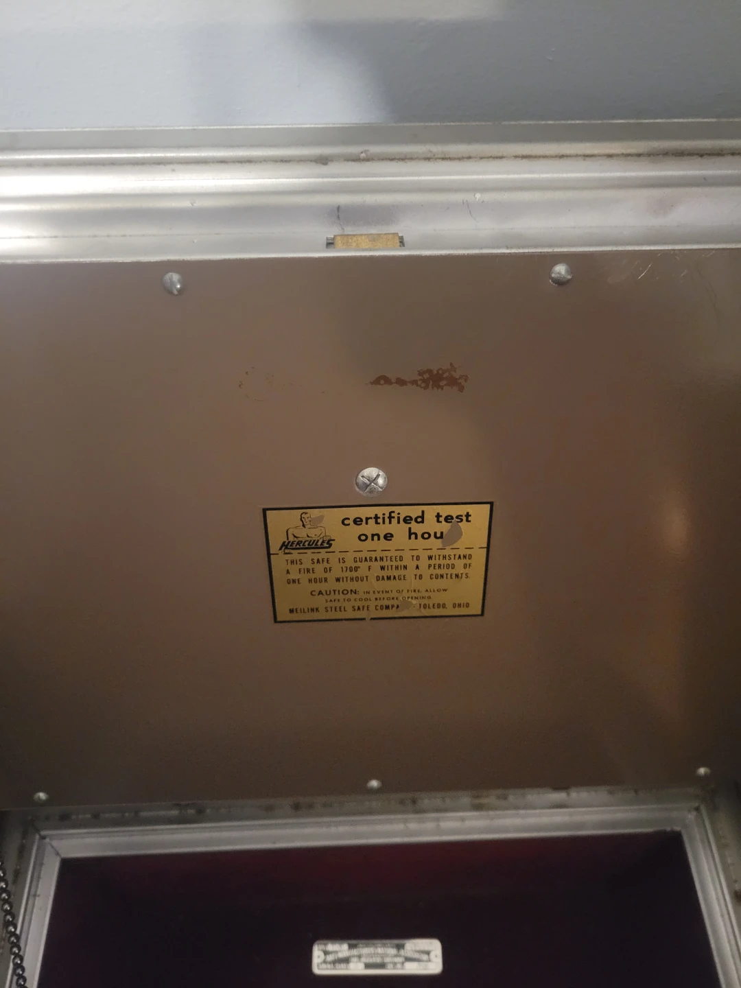 Meilink Hercules Fire-Insulated Safe - photo 2