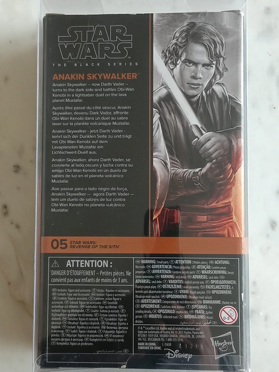 Never opened, Star Wars The Black Series Anakin Skywalker - photo 4