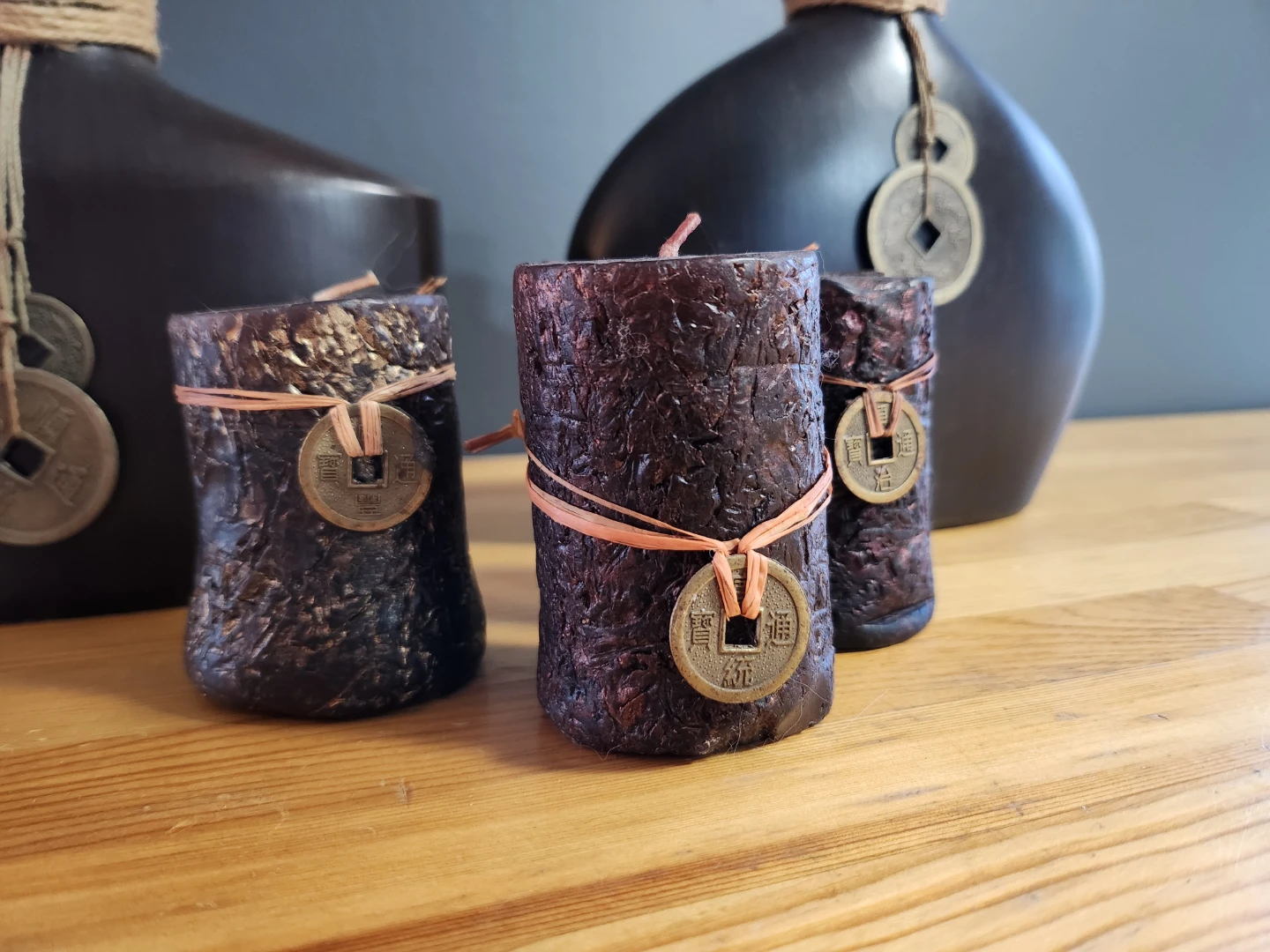 Asian-Inspired Vase and Candle Decor Set - photo 2
