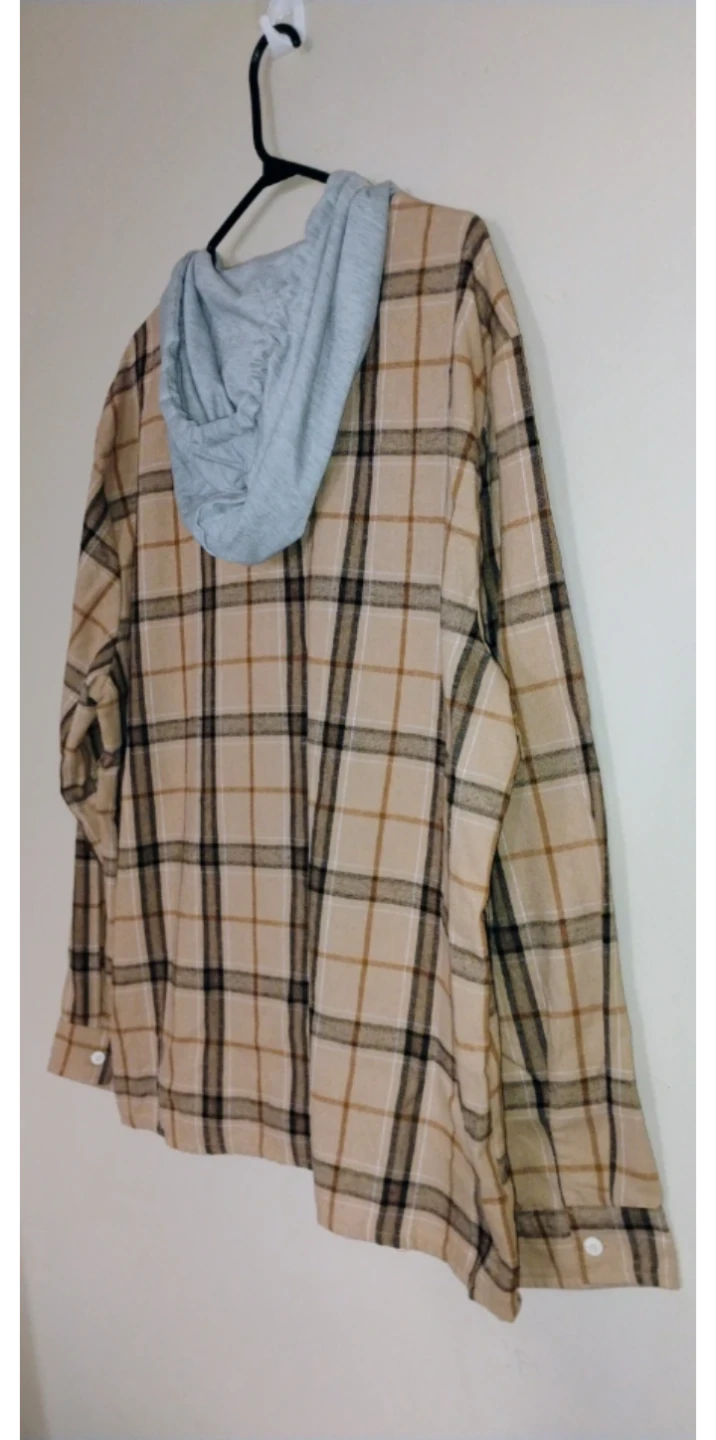 Manfinity Plaid Shacket - 3XL - photo 4