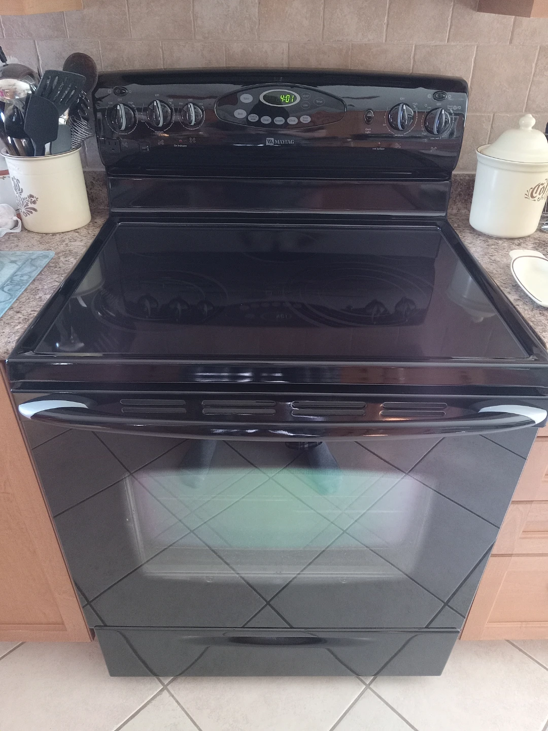 Maytag Precision Touch Control Electric Range Oven Stove