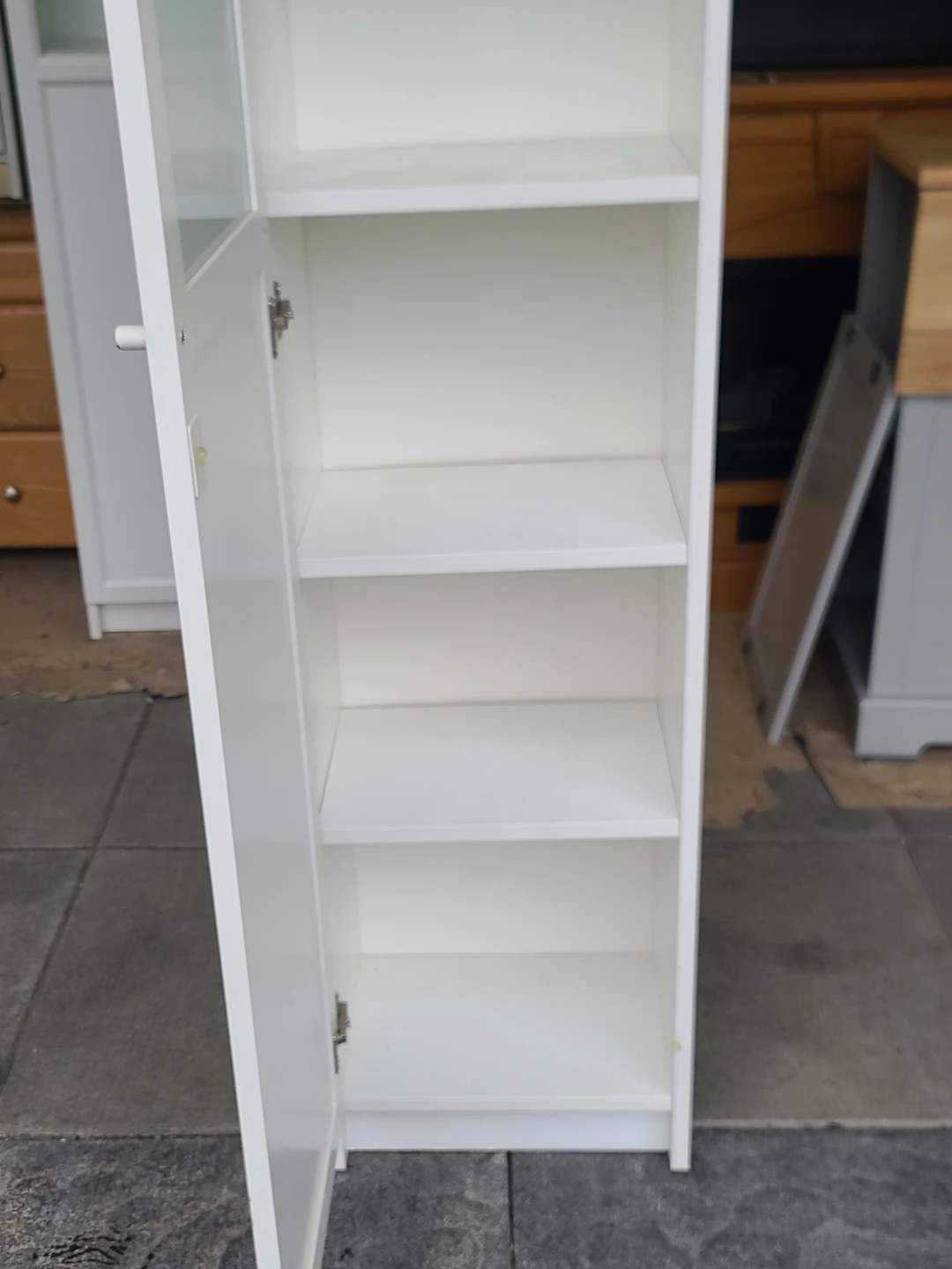 White Oxberg Tall Cabinet - photo 3