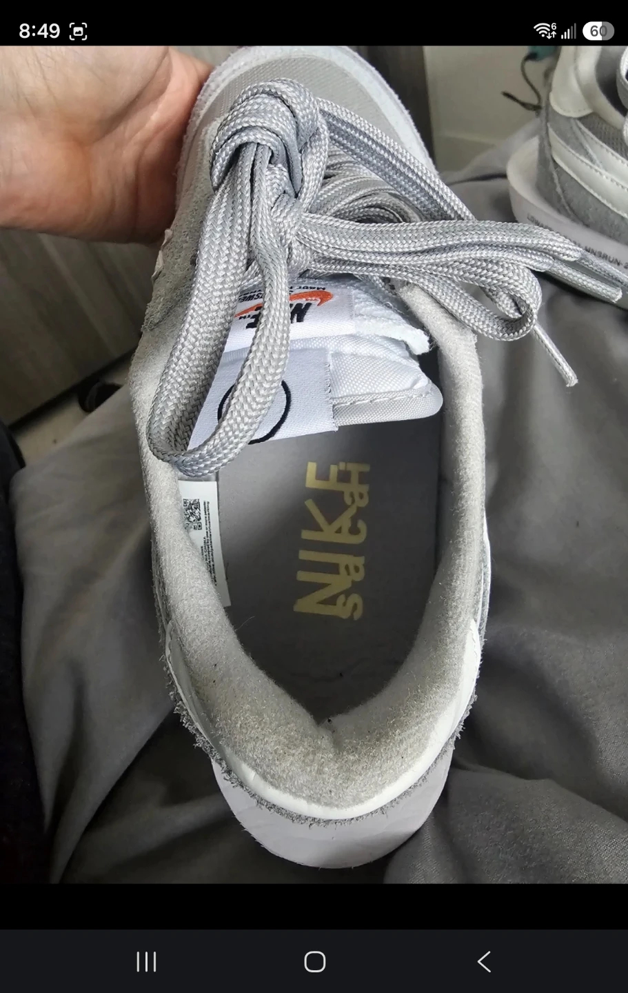 Nike x Fragment x Sacai LDWaffle Grey - photo 4