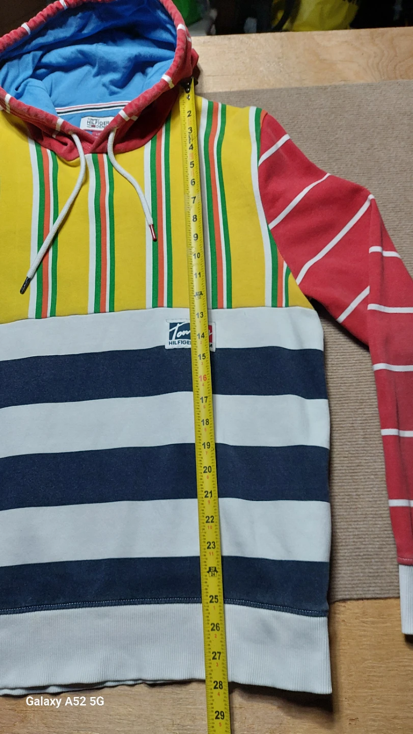 Vintage Tommy Hilfiger Denim Multi-coloured Striped Hoodie - photo 3
