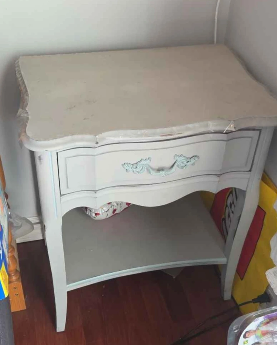 Vintage Style Painted Side Table