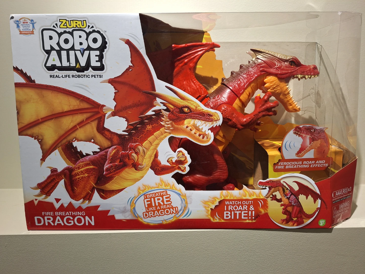 ZURU Robo Alive Fire Breathing Dragon