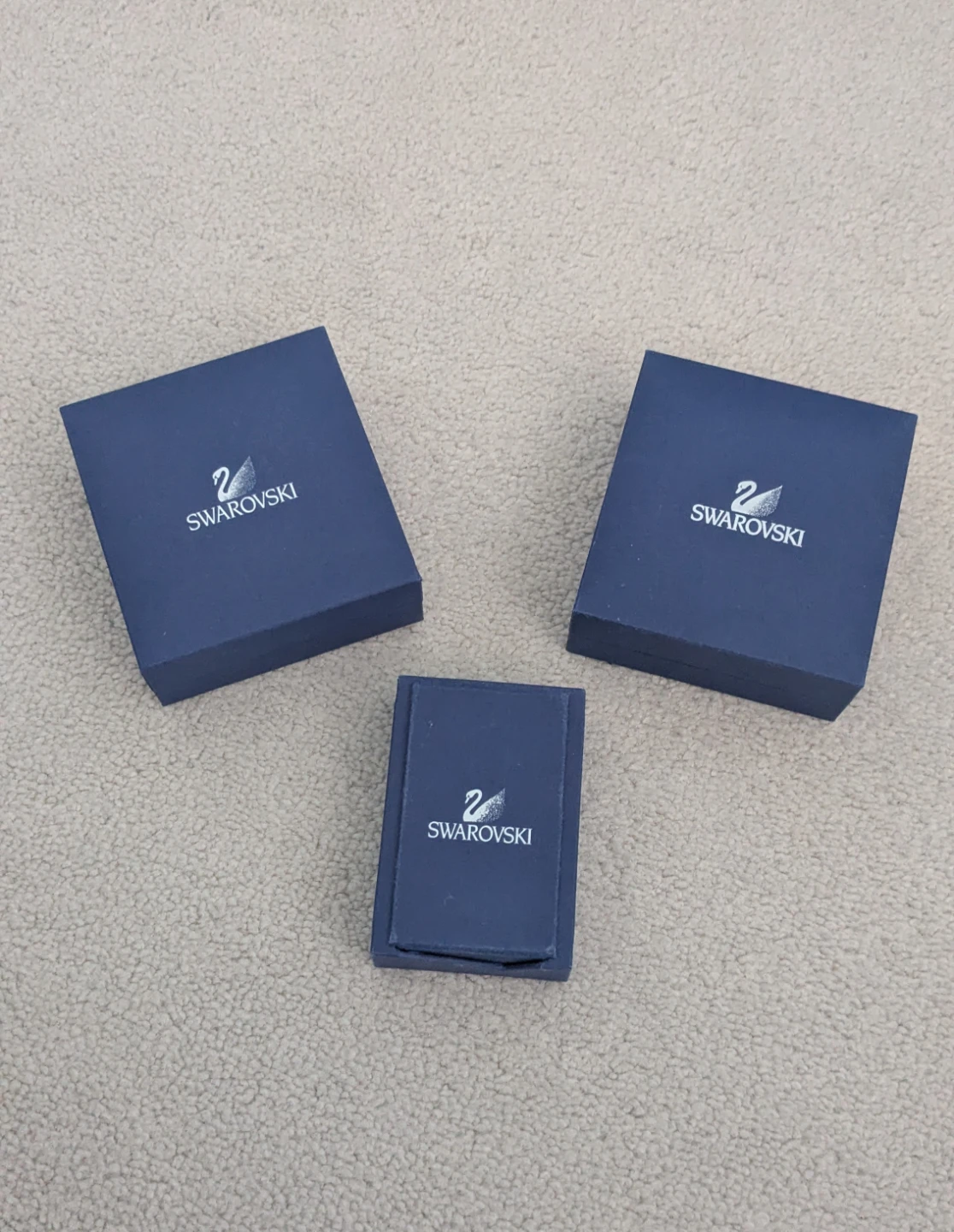 Three Swarovski Jewellery Boxes