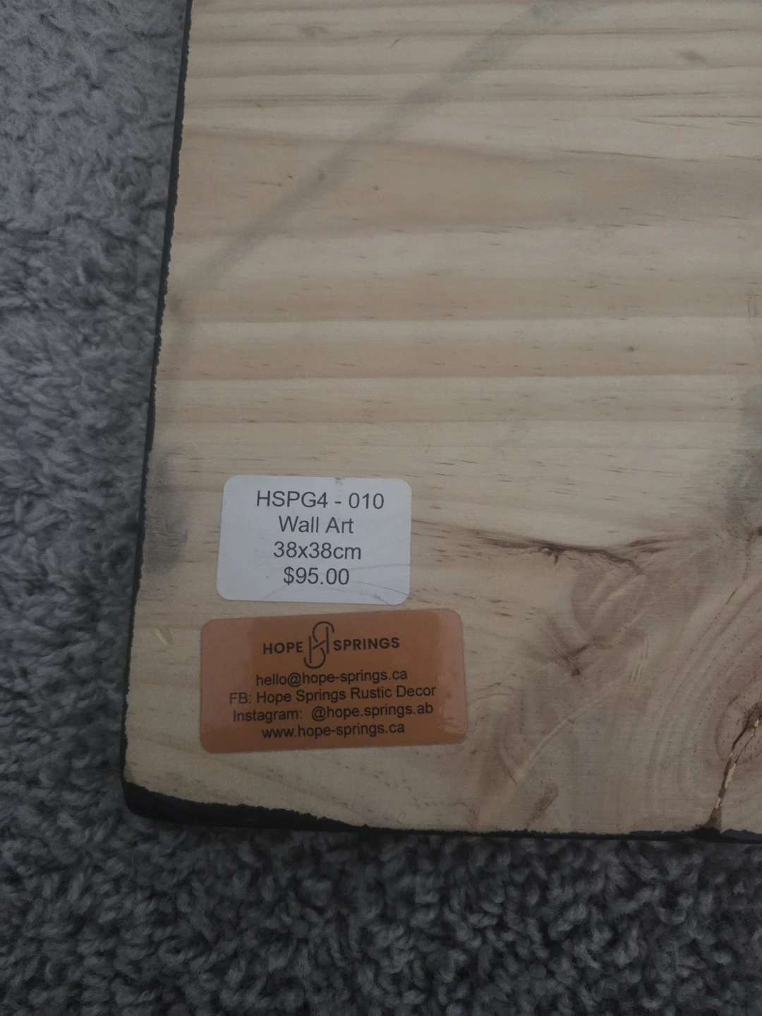 Hope Springs Rustic Bear Wall Art - photo 2