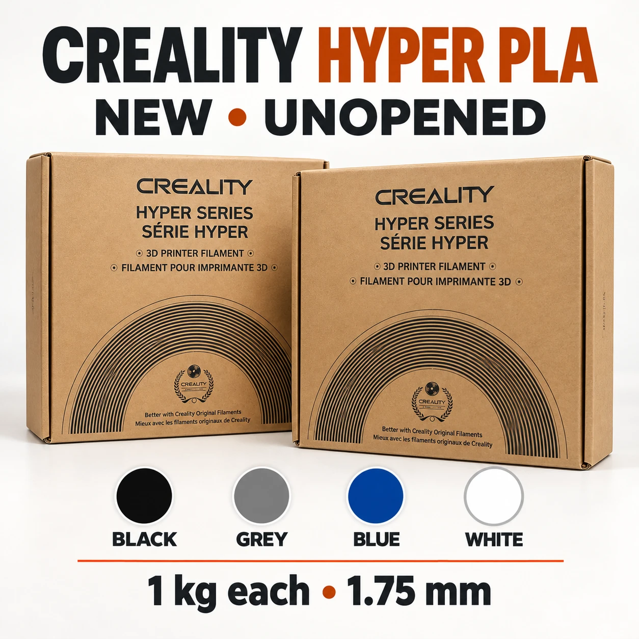 Creality Hyper Series PLA 3D Printer Filament 1kg