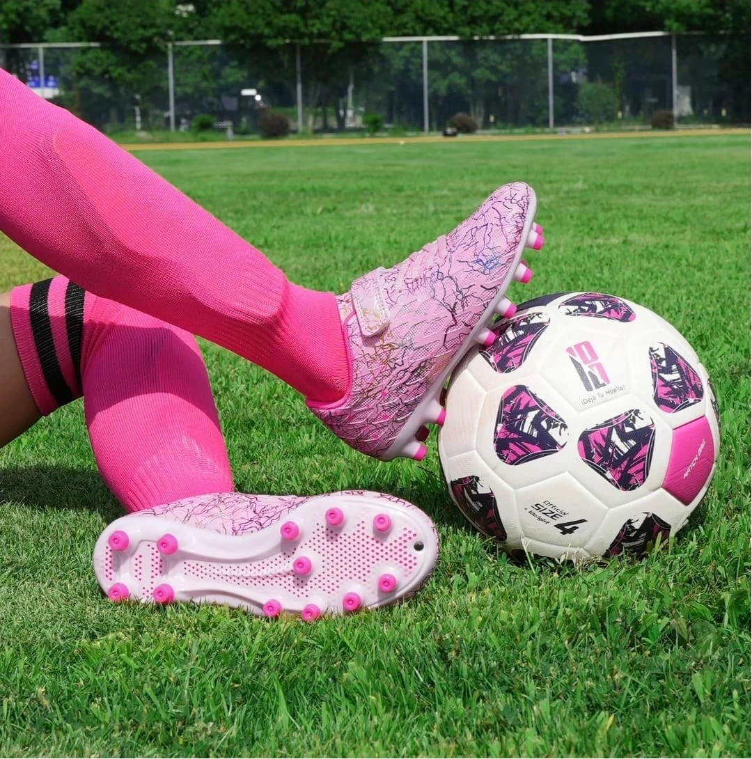 ⚽💕 Kids Pink Soccer Cleats – Girls - photo 2