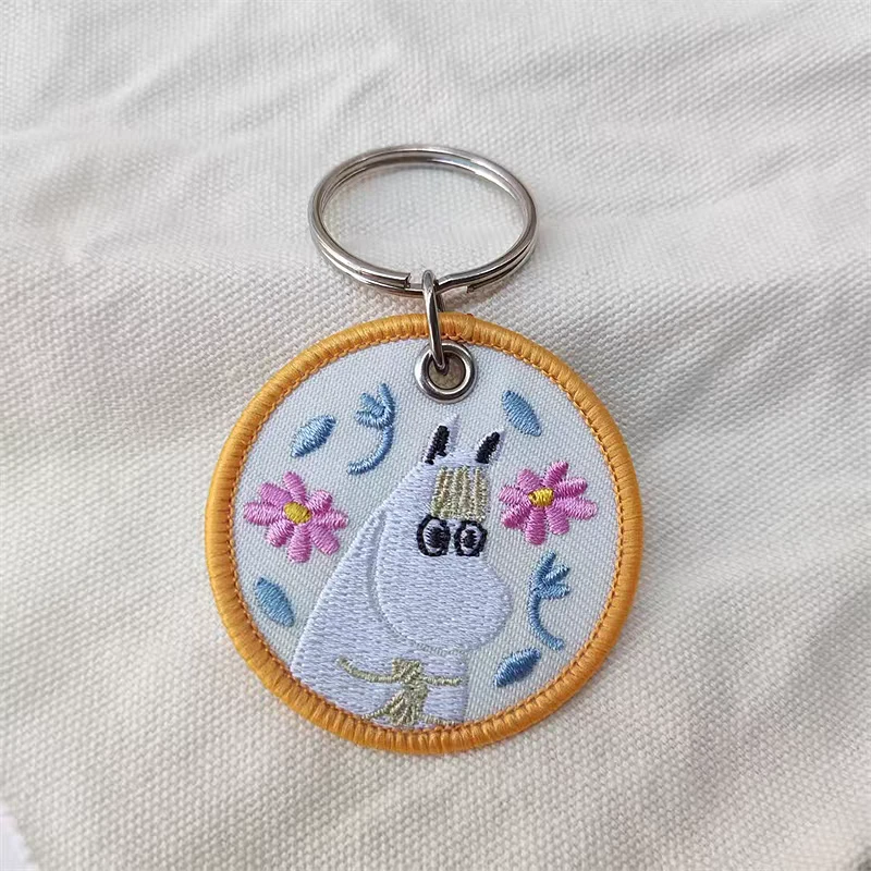 Moomin Character Embroidered Keychains - photo 2