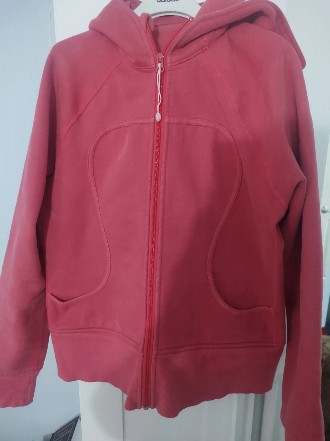 Lululemon pink zip-up hoodie